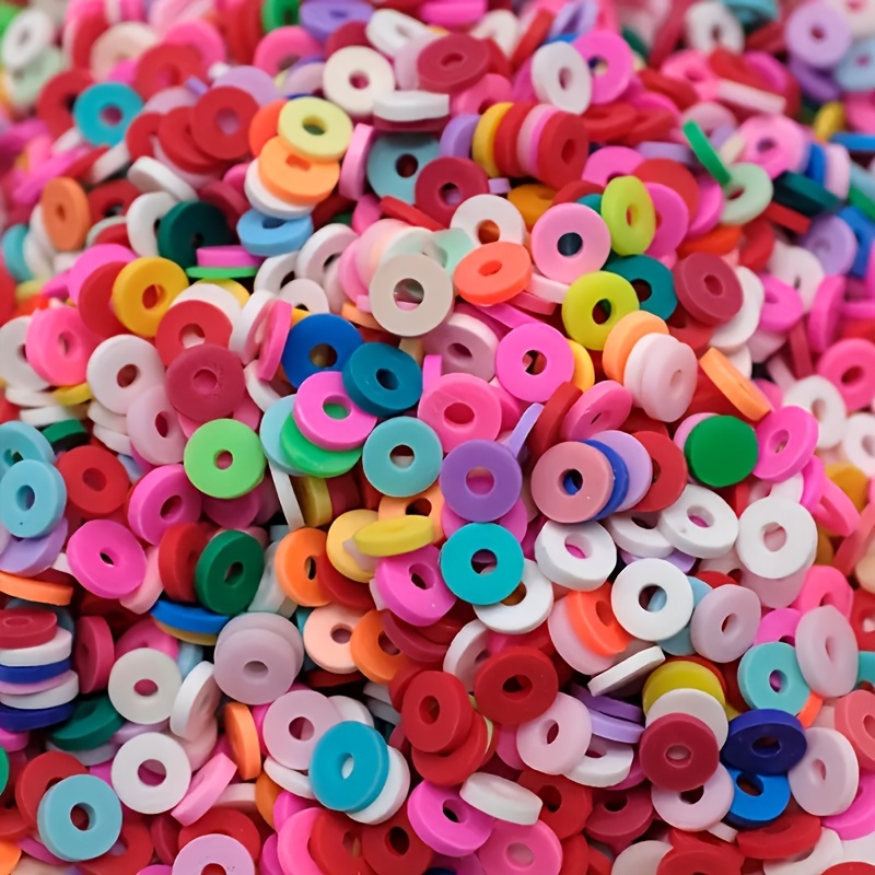 Jewelry Making In Clay - 1000pcs, 6mm (0.236in), Mixed Color Polymer