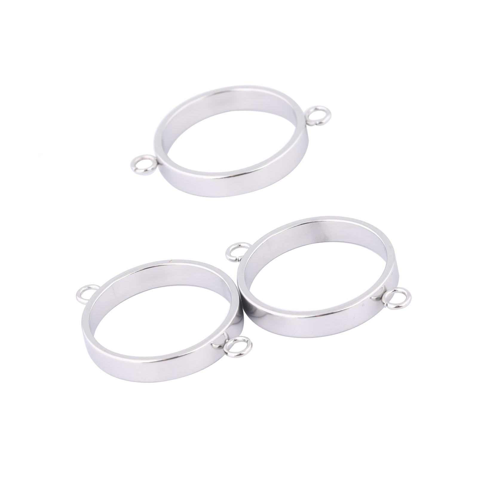 10pcs Stainless Steel 14mm Ope - Jewelry Making With Resin 评论和价格