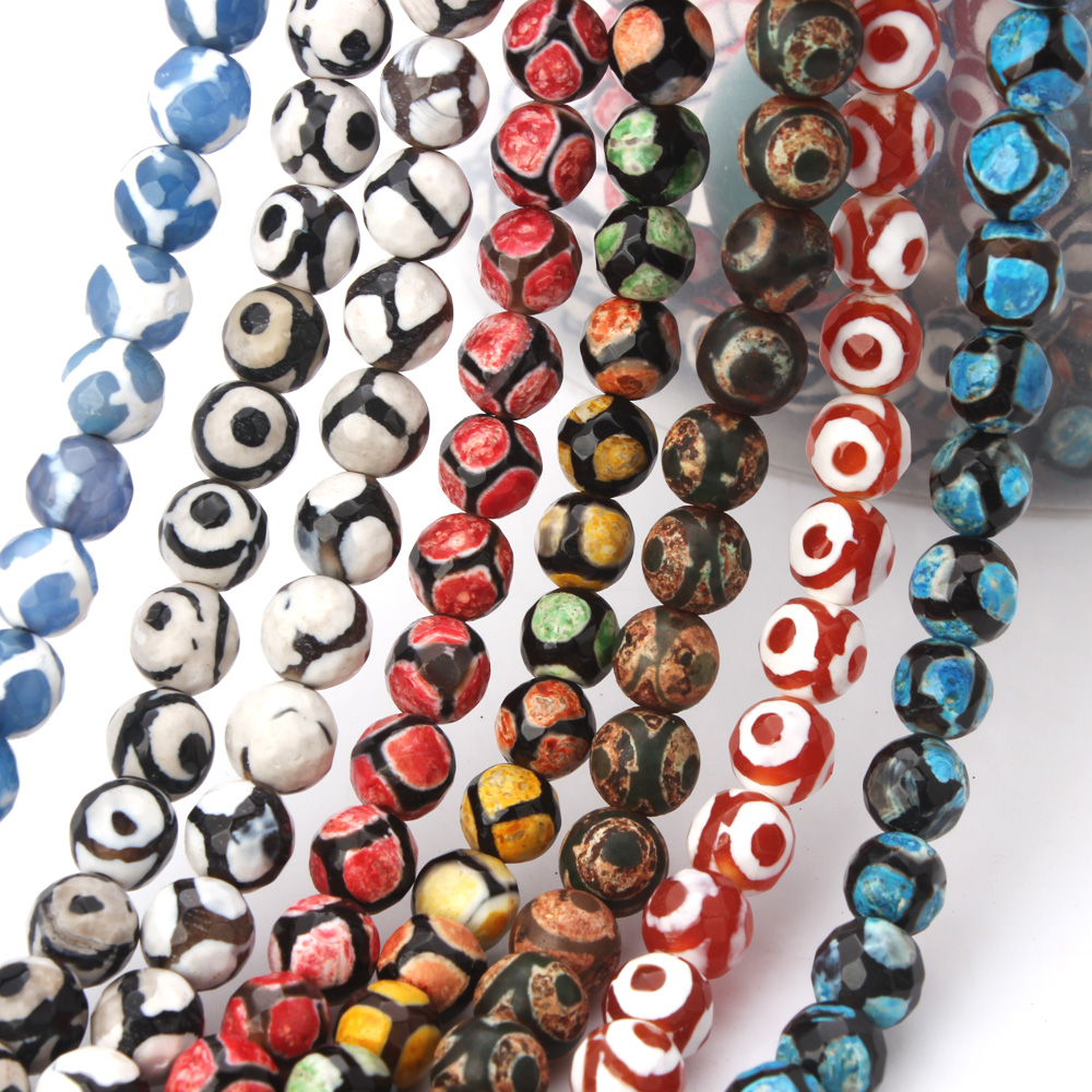 8MM/String Natural Stone Facet - Jewelry Making Stones 评论和价格