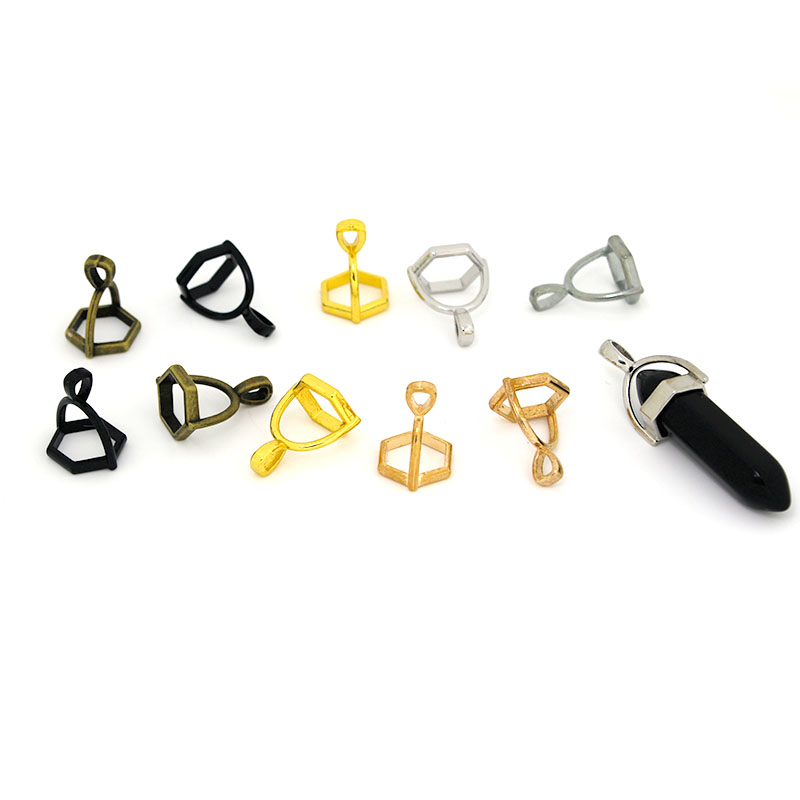 20Pcs Hexagonal Gemstone Cap N - Jewelry Making Stones 评论和价格