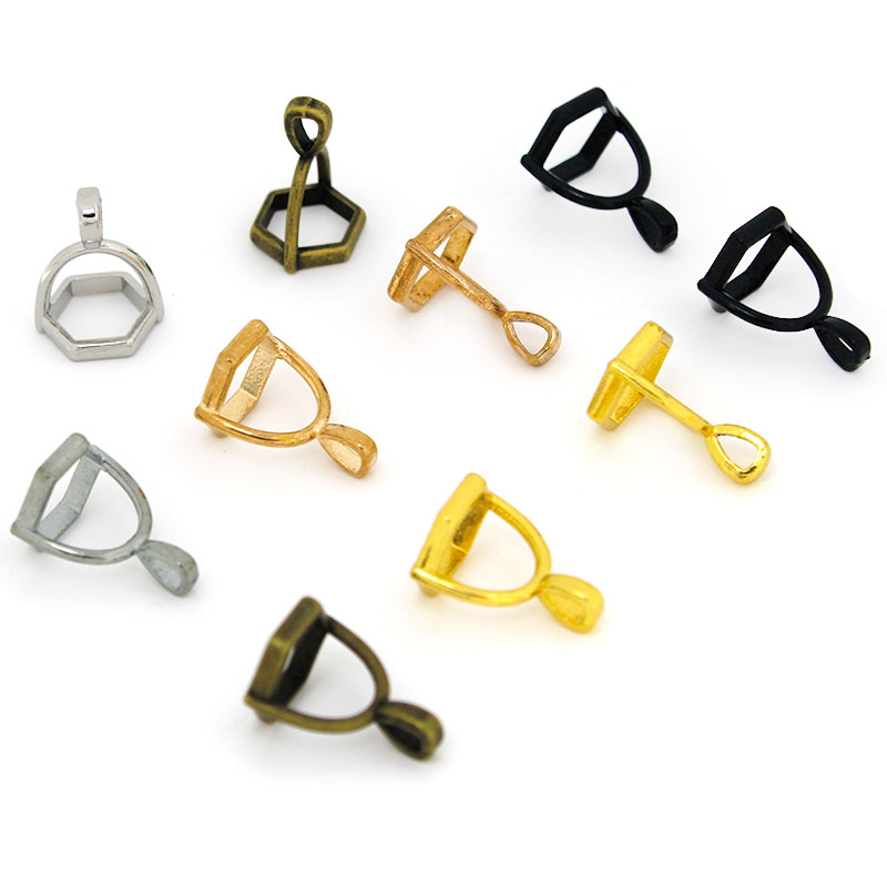 20Pcs Hexagonal Gemstone Cap N - Jewelry Making Stones 评论和价格
