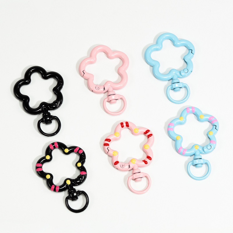 5pcs Flower Metal Lobster Claw - Jewelry Making Chain 评论和价格