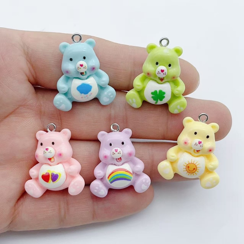 10pcs cartoon animal charm pen - Jewelry Making With Resin 评论和价格