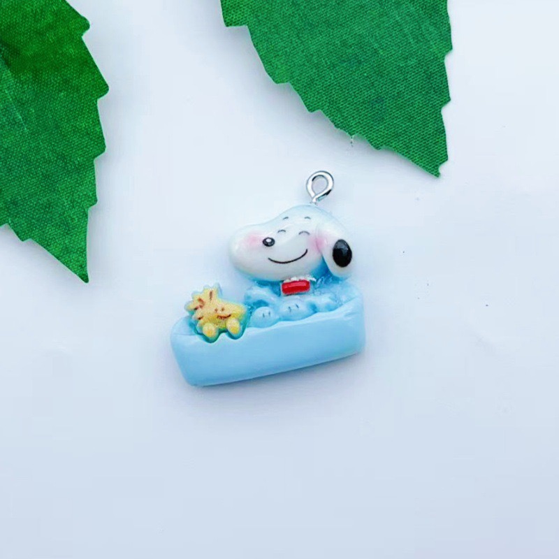 12pcs resin cartoon dog pendan - Jewelry Making With Resin 评论和价格