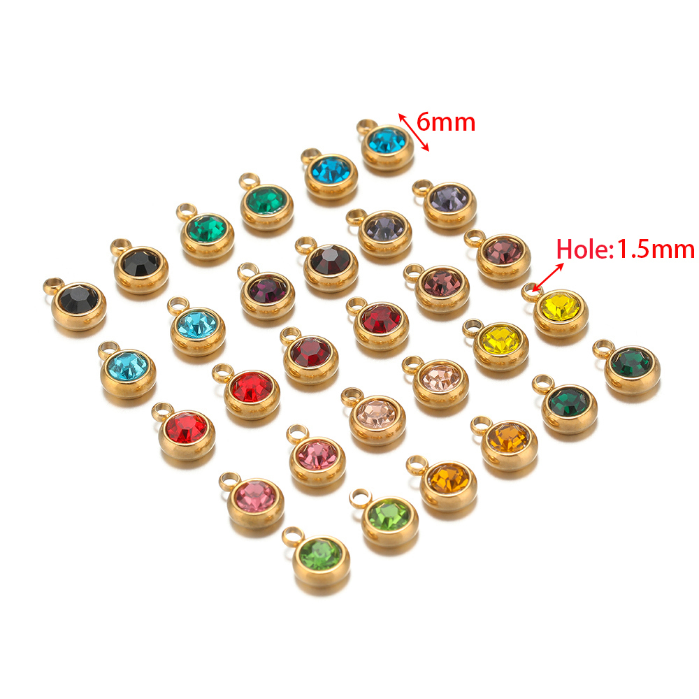 20pcs Zircon Beads Pendants St - Jewelry Making Stones 评论和价格