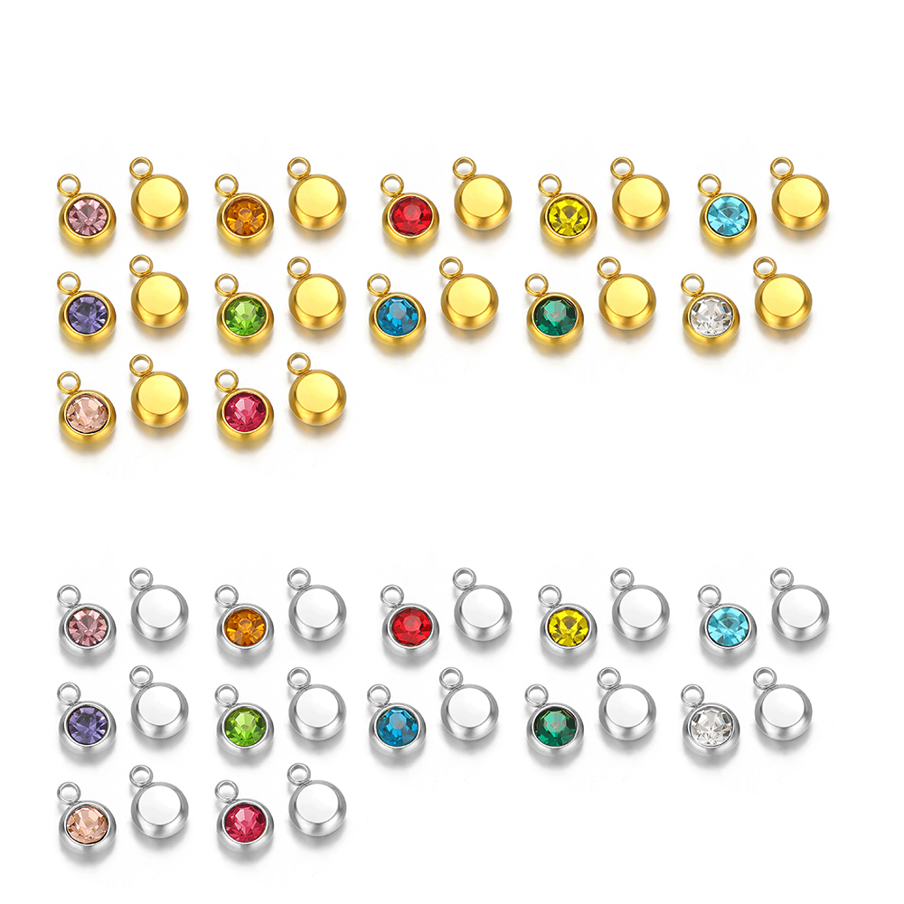 20pcs Zircon Beads Pendants St - Jewelry Making Stones 评论和价格
