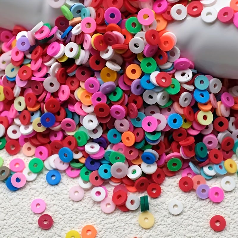 1000pcs, 6mm (0.236in), Mixed  - Jewelry Making In Clay 评论和价格