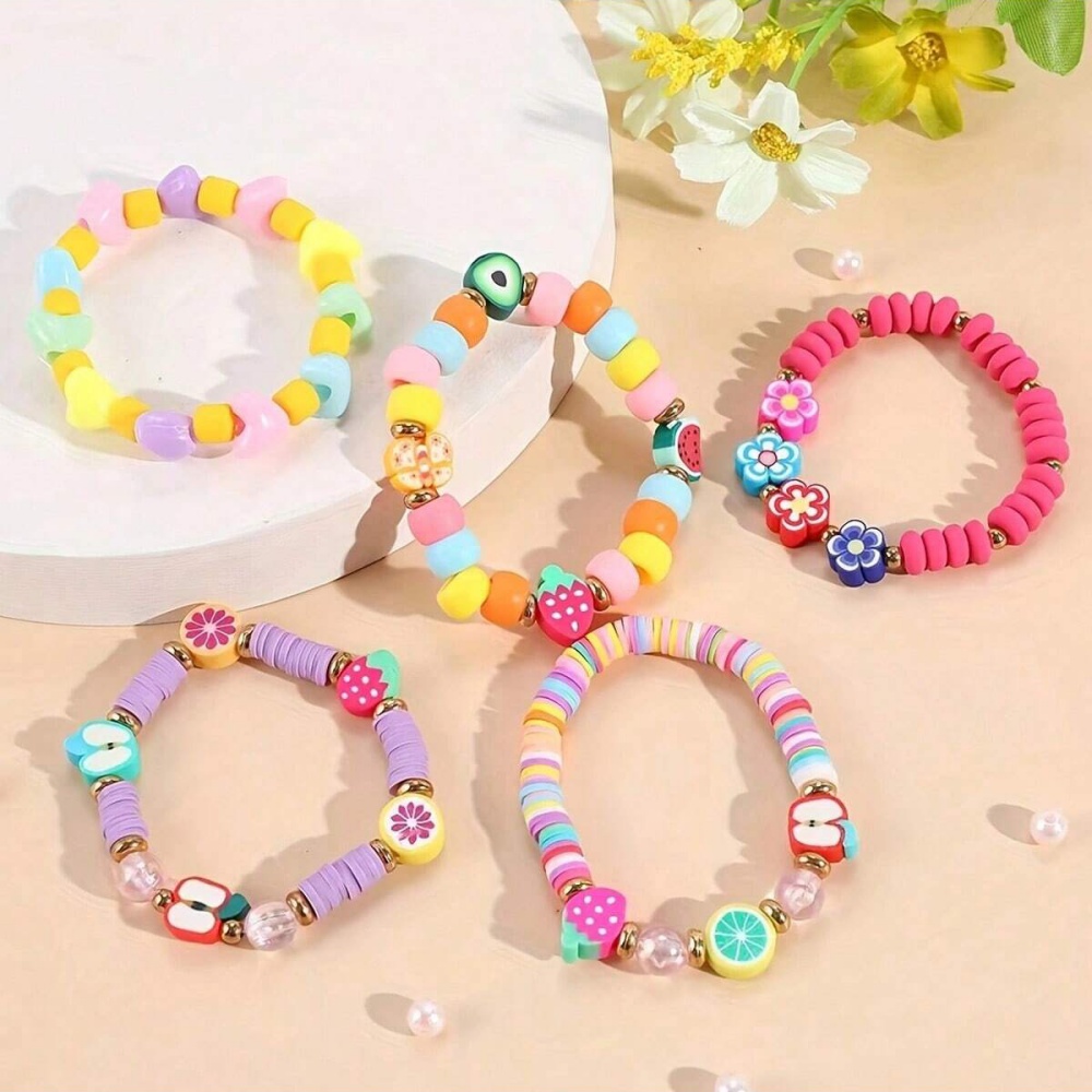 200/100pcs 9-11mm Random Style - Jewelry Making In Clay 评论和价格