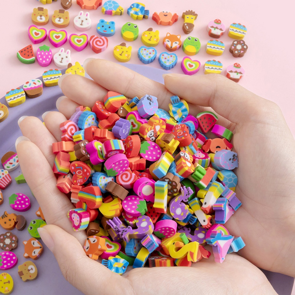 200/100pcs 9-11mm Random Style - Jewelry Making In Clay 评论和价格