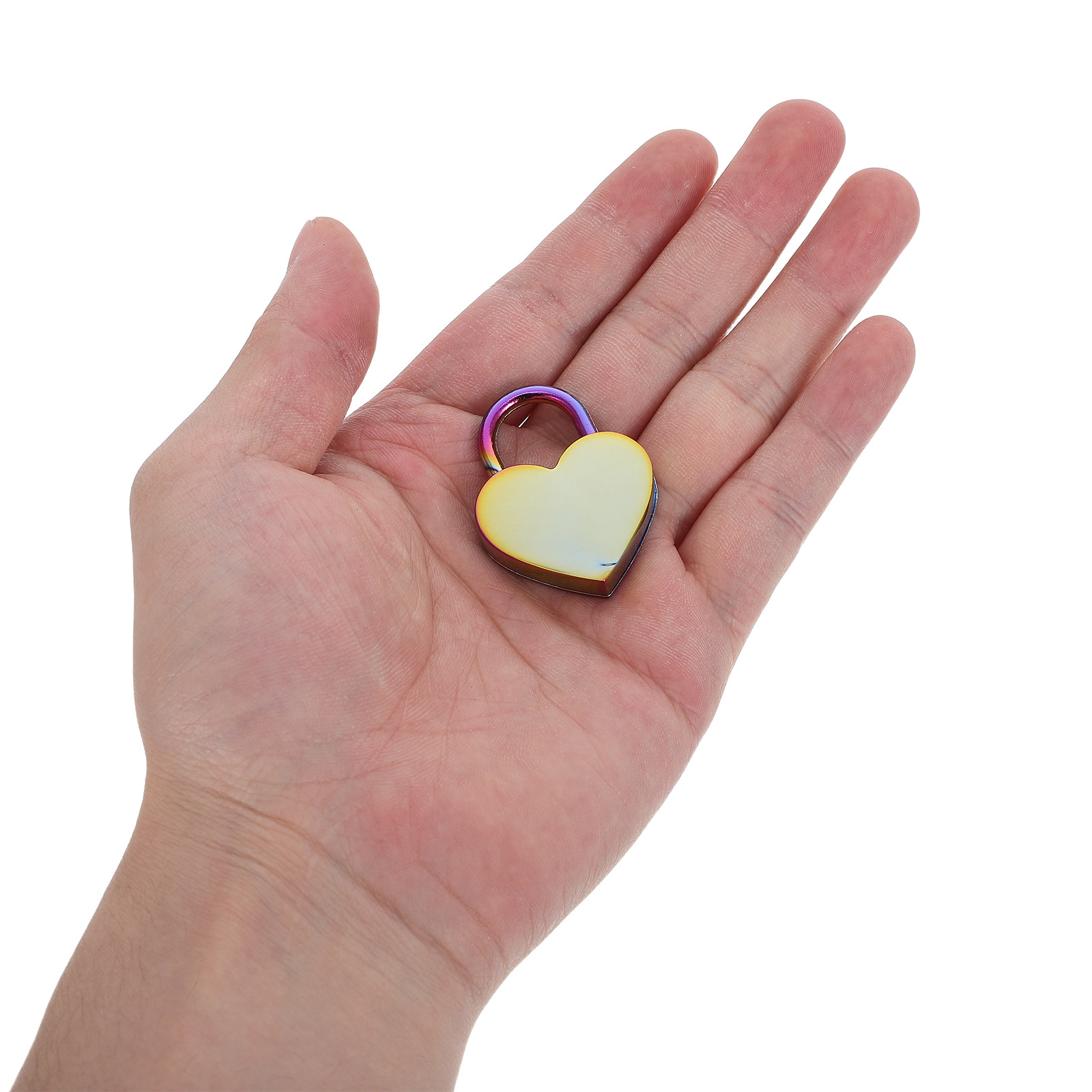 2Set Mini Heart Shaped Padlock - Jewelry Making Journal 评论和价格
