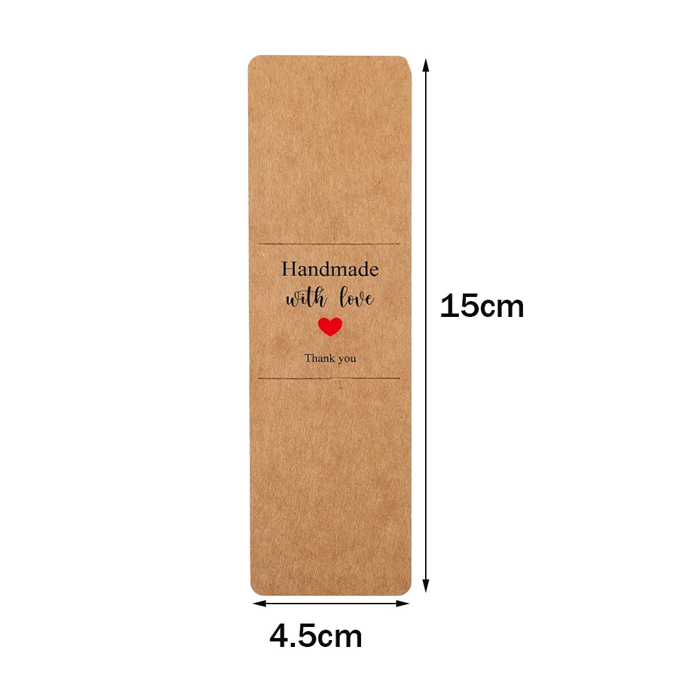 10/30/50pcs 4.5x15cm Kraft Res - Jewelry Making Journal 评论和价格